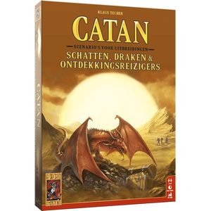 Catan: Schatten, Draken & Ontdekkingsreizigers - Uitbreiding met 6 scenario's voor Zeevaarders en Steden & Ridders