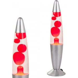 Lavalamp - Sfeerlamp - Rood - Stekker - 30cm