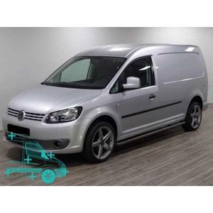 Sidebars VW Caddy | RVS Bocht-Serie | Strong Edition | VW Caddy en Maxi 2004-2021 | L2 Zwart Mat