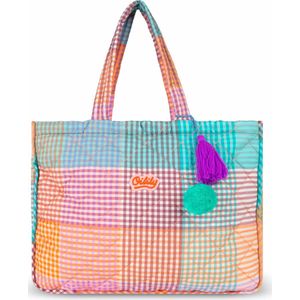 Sanny Shopper 17 Check Aurora Cherry Tomato Orange: OS