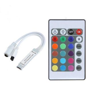 Groenovatie LED Strip - RGB Controller - Mini 24 Knops - Incl. IR afstandsbediening