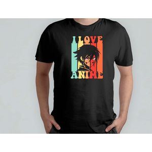 I love anime - T Shirt - Anime - AnimeFan - AnimeLover - Otaku - AnimeLiefhebber - AnimeGemeenschap - AnimeVerslaafde