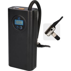 Air compressor - Krachtige luchtcompressor - Elektrische Fietspomp - Draagbare compressor voor thuis en werkplaats - Snel opblazen van banden en ballen en meer - Compact design - Geluidsarm en energiezuinig - Ingebouwde manometer voor drukmeting
