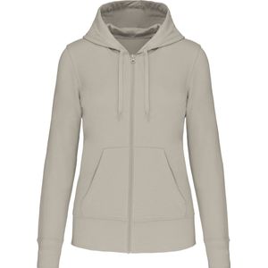 Kariban Ecologische damessweater met capuchon en ritssluiting K4031 - Clay - M