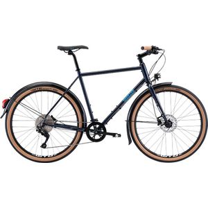 Breezer Doppler Cafe+ 2021 Fiets Blauw,Zwart XL