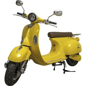 Etalian - Retro E-scooter- geel - 45 km/uur - motor 2000W - 21.5Ah accu