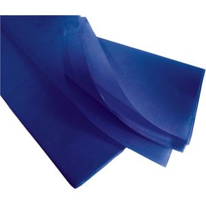 Kobalt Vloeipapier \ zijdepapier | 17 Grams | Duurzaam en Kleurecht | B4 25x36 cm 96 vellen