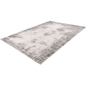 Pierre Cardin Lalee vloerkleed modern trendy hotelsjiek laagpolig karpet vervaagd 120x170 cm zilver