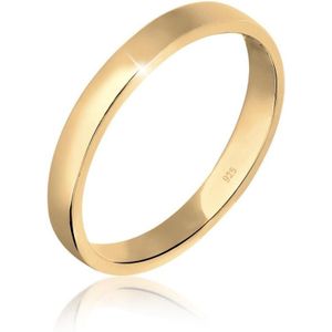 Elli Dames Ring Dames Verloving Eenvoudig Elegant in 925 Sterling Zilver