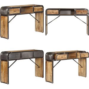 vidaXL Dressoir 120x30x75 cm massief mangohout - Dressoir - Dressoirs - Opbergkast - Wandkast