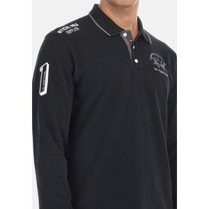La Martina Poloshirt Langarmshirt mit Polokragen