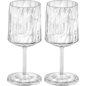 Koziol - Superglas Club No. 09 Wijnglas 200 ml Set van 2 Stuks - Kunststof - Transparant