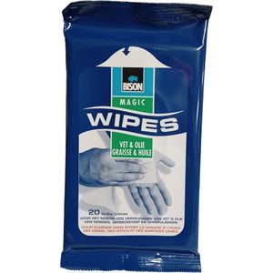 Bison - Magic Wipes - Voor Vet en Olie - 20 stuks