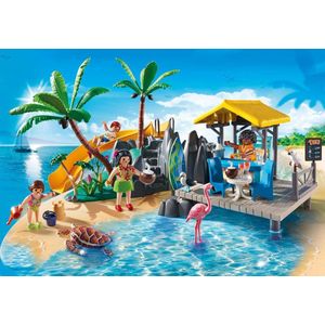 PLAYMOBIL Vakantie-eiland met strandbar - 6979