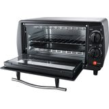 Steba KB9.2 - Vrijstaande oven - 9 liter - 800 Watt - timer - RVS behuizing Zwart