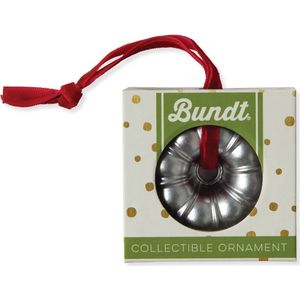 Kerstbal Bundt Zilver - Anniversary Ornament - Nordic Ware