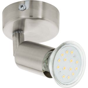 EGLO Buzz-Led Spot - 1 Lichts - Nikkel-Mat