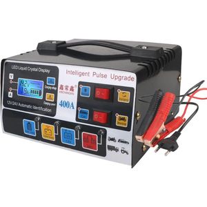 Volautomatische Autoacculader met LCD-display - 12V/24V, 220W
