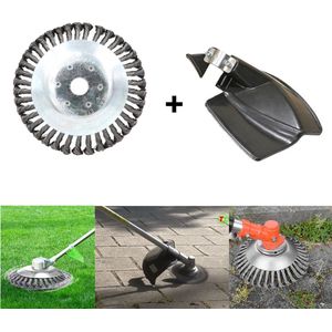 Universele onkruidborstel - 15CM - incl. beschermkap- max. toerental 10.000 p/m - onkruid verwijderen - onkruidverwijderaar - tuingereedschap