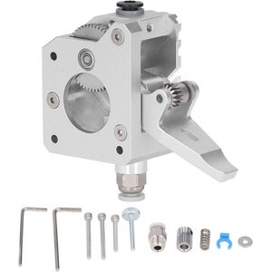 3D-printer Dual Gear Extruder Silver Metal Extruder MK8 (Rechter hand) 3D-printeraccessoire