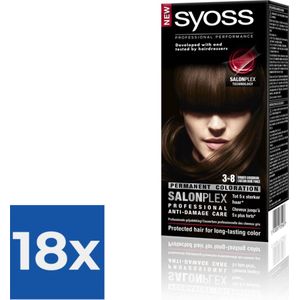 SYOSS Color baseline 3-8 Donker Goudbruin - 1 stuk - Voordeelverpakking 18 stuks