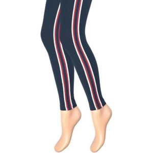 Kinderlegging - Gestreept - Marine-Rood - Maat 134-140