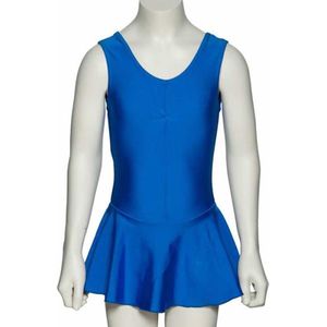 Katz - Balletpakje - Lycra - Met vast rokje - Royal Blue - Maat 2-4 Jaar - 92-104