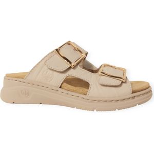 Rieker Slipper V9254-60 Beige Uitneembaar Voetbed