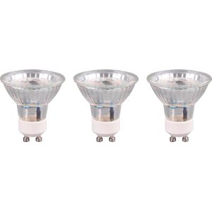 Trio leuchten - LED Lamp - Set 3 Stuks - GU10 Fitting - 3W - Warm Wit 3000K - Dimbaar