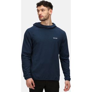 De Regatta Montes Overhead hoody - heren - microfleece - lichtgewicht - Donkerblauw