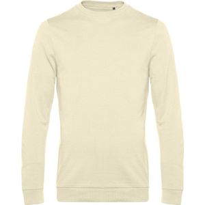 Sweater 'French Terry' B&C Collectie maat S Pale Yellow/Geel