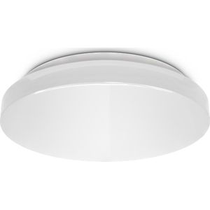 B.K.Licht - Badkamerverlichting - witte plafonnière - IP44 - Ø33cm - 4.000K - 12W