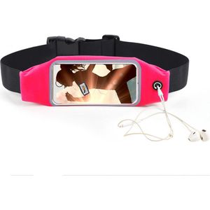 iPhone 13 Mini Hoesje - Heupband Hoesje - Sport Heupband Case Hardloopband riem Roze