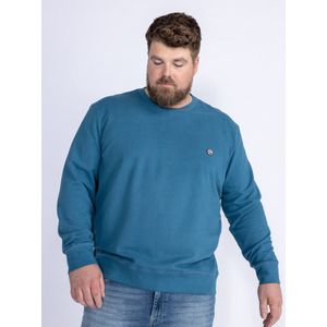 Petrol Industries - Heren Plus Size Casual Sweater Sundrop - Blauw - Maat 6XL