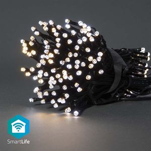 Nedis SmartLife-kerstverlichting - Koord - Wi-Fi - Warm tot Koel Wit - 200 LED's - 20.0 m - Android / IOS