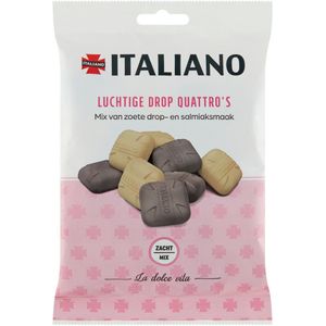 Italiano | Luchtige Drop Quattro’s | Zakje | 10 x 140 gram