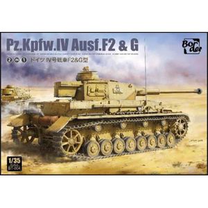 1:35 Border Model BT004 Pz.Kpfw.IV Ausf.F2&G Plastic Modelbouwpakket