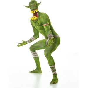 Groene Ork Morphsuits™ kostuum voor volwassenen - Verkleedkleding - large