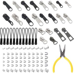 Ritssluiting reparatie set 101 stuks ritssluitingen vervanging #3 #5 #8 trekker reparatie-kit fix ritssluiting. Ritssluiting reparatie set