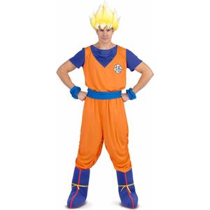 Kostuums voor Volwassenen My Other Me Goku Dragon Ball Blauw Oranje - M