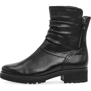 Gabor 092 Enkellaarsjes - Enkelboots met rits - Dames - Zwart - Maat 42,5