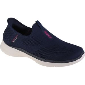 Skechers Go Walk 6 - Fabulous View 124569-NVY, Vrouwen, Marineblauw, Sneakers,Sportschoenen, maat: 39,5