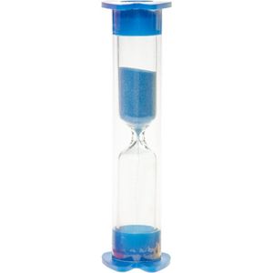 Lg-imports Zandloper 3 Minuten 9 X 2,5 Cm Blauw