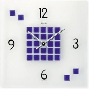 Wandklok MOSAIC PURPLE MODERN DESIGN