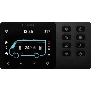 Simarine VIA Caravan Control inclusief Stroomdistributieunit
