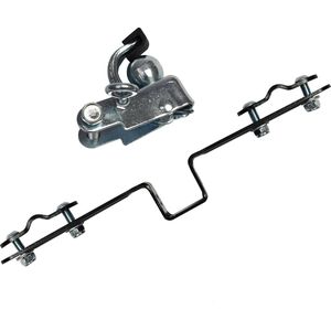 Universele fietsaanhangeroppikhaak met adapter voor bagagedrager achter
