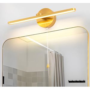 Moderne Badkamerspiegel met Wandlamp - Praktische Verlichting voor de Badkamer - Stijlvol Design - Inclusief Wandlamp