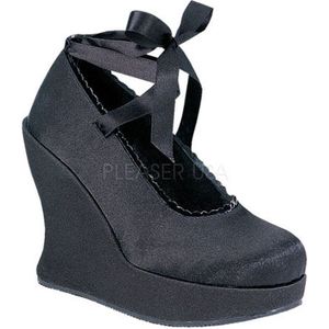 Bravo-07 Satin Wedge shoe - US10 - Mt 40.