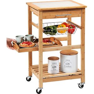 keukentrolley / serveerwagen, keukentrolley, keukenplank - serving trolley, kitchen trolley, kitchen shelf