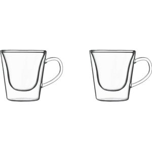 Luigi Bormioli Thermic Koffie- en Theeglas - 29,5cl - Dubbelwandig - 2 stuks